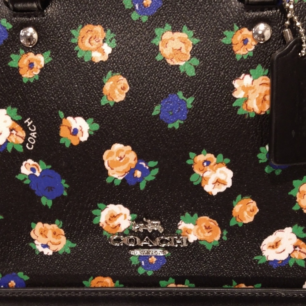 Coach Dark Tea Rose Japanese Satchel - Picture 3 of 8